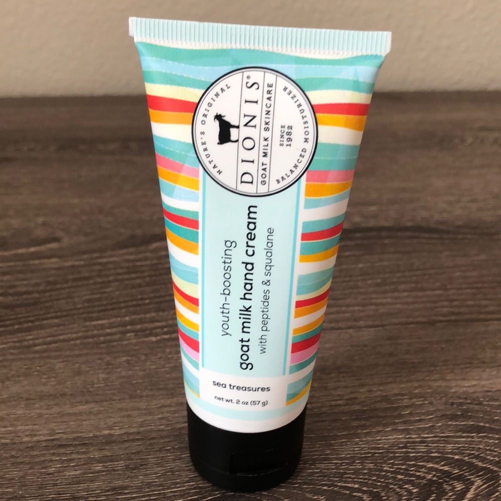 NWT Dionis Goat Milk Yout Boosting Hand Cream with Peptides and Squalene